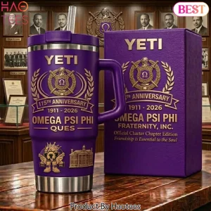 Omega Psi Phi 115th Anniversary Commemorative Yeti Tumbler