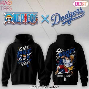 One Piece and LA Dodgers Luffy Anime Crossover Hoodie