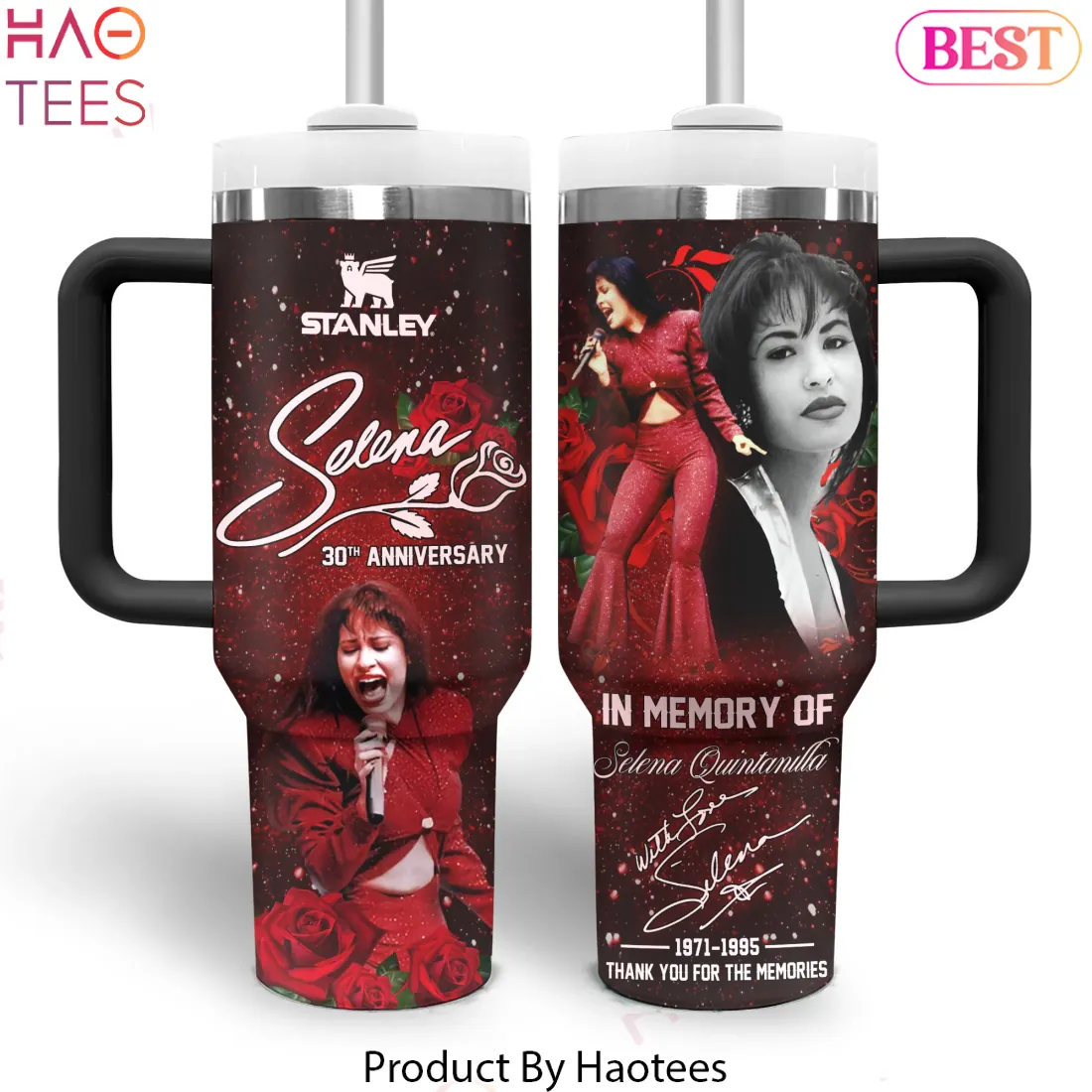 Selena Quintanilla 30th Anniversary Commemorative Stanley Tumbler Selena Quintanilla 30th Anniversary Commemorative Stanley Tumbler