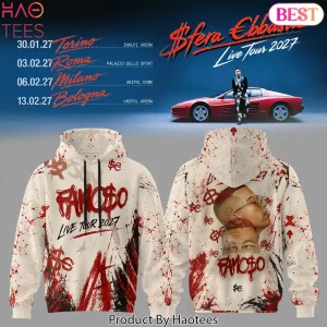 Sfera Ebbasta Famoso Live Tour 2027 Graphic Streetwear Hoodie
