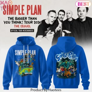 Simple Plan The Bigger Than You Think Tour 2026 Graphic Hoodie