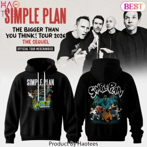 Simple Plan The Bigger Than You Think Tour 2026 Official Graphic Hoodie