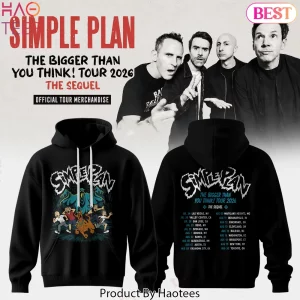 Simple Plan The Bigger Than You Think Tour 2026 Scooby Doo Hoodie