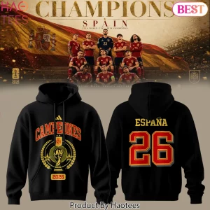 Spain National Team 2026 World Cup Winners Limited Edition Hoodie