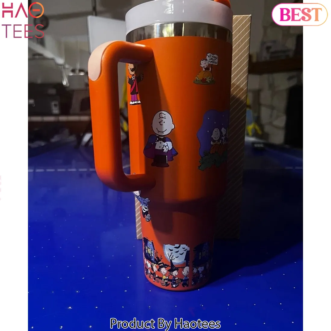 Stanley Peanuts Welcome Great Pumpkin 40oz Quencher Tumbler Stanley Peanuts Welcome Great Pumpkin 40oz Quencher Tumbler