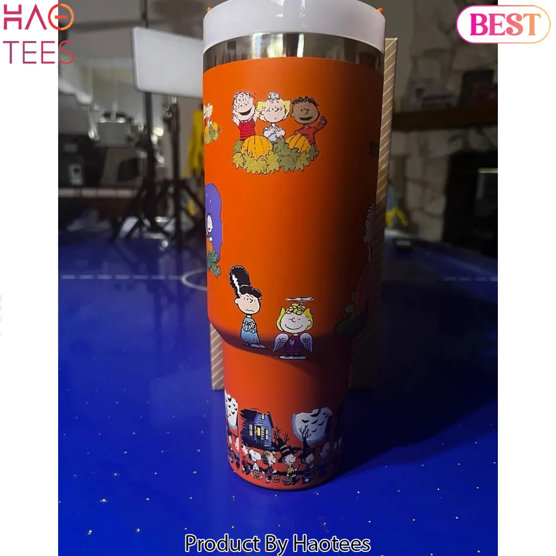 Stanley Peanuts Welcome Great Pumpkin 40oz Quencher Tumbler Stanley Peanuts Welcome Great Pumpkin 40oz Quencher Tumbler