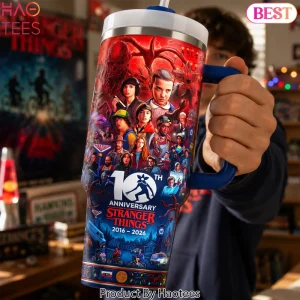 Stranger Things 10th Anniversary 40oz Insulated Tumbler