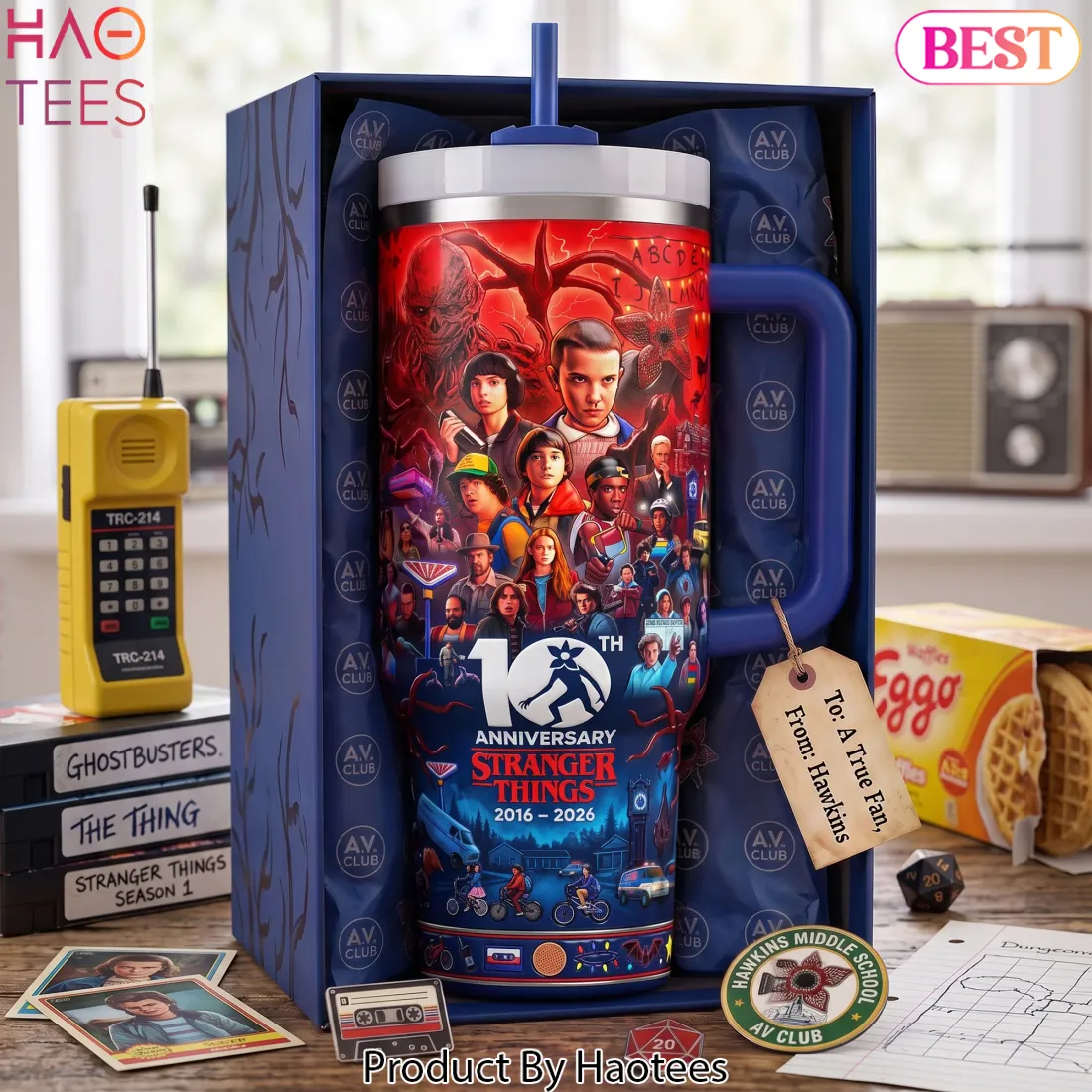 Stranger Things 10th Anniversary 40oz Insulated Tumbler Stranger Things 10th Anniversary 40oz Insulated Tumbler