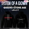System Of A Down Toxicity 25 Anniversary Black Pullover Hoodie