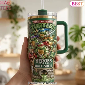 TMNT Sewer Squad Collector’s Edition Personalized 3D Tumbler with Handle