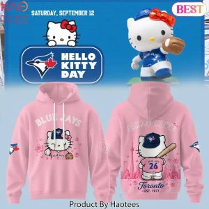 Toronto Blue Jays Hello Kitty Day 2026 Edition Pink Hoodie