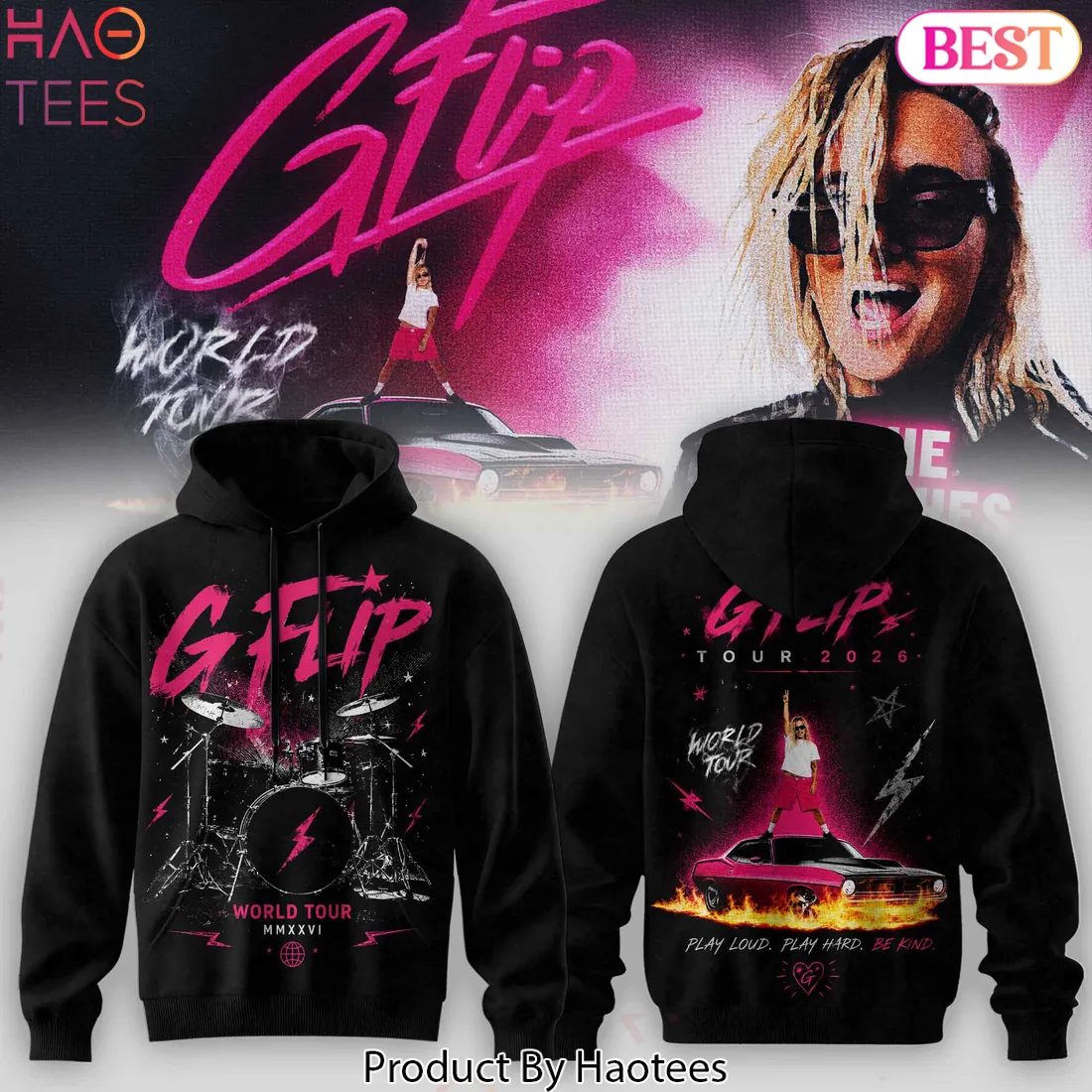 G Flip World Tour 2026 Premium Graphic Hoodie G Flip World Tour 2026 Premium Graphic Hoodie