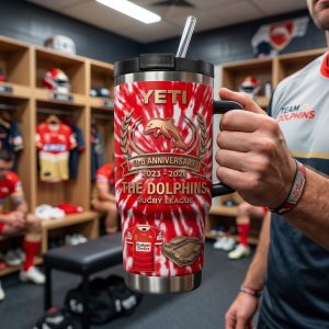 The Dolphins NRL 3rd Anniversary 2023-2026 Stainless Steel Handle Tumbler