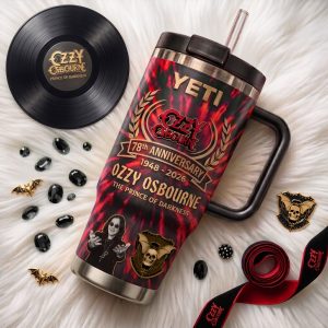 Ozzy Osbourne 78th Anniversary Prince Of Darkness Commemorative Tumbler