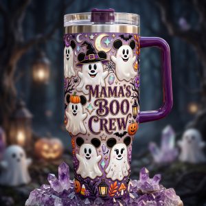 Mamas Boo Crew Halloween Ghost Personalized 40oz Tumbler Mamas Boo Crew Halloween Ghost Personalized 40oz Tumbler