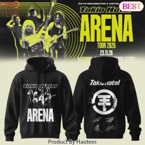 Tokio Hotel Arena Tour 2026 Official Graphic Hoodie