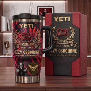 Ozzy Osbourne 78th Anniversary Prince Of Darkness Commemorative Tumbler Ozzy Osbourne 78th Anniversary Prince Of Darkness Commemorative Tumbler