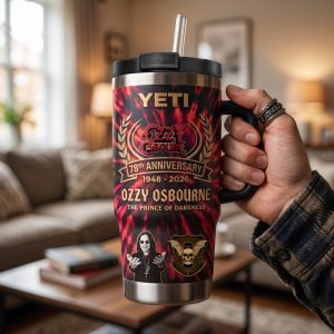Ozzy Osbourne 78th Anniversary Prince Of Darkness Commemorative Tumbler