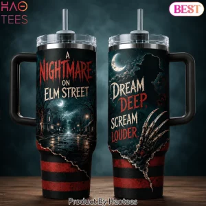 A Nightmare On Elm Street Dream Deep Scream Louder Halloween Tumbler