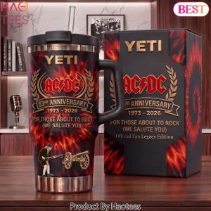 AC/DC 53rd Anniversary 1973-2026 For Those About To Rock Tumbler AC/DC 53rd Anniversary 1973-2026 For Those About To Rock Tumbler