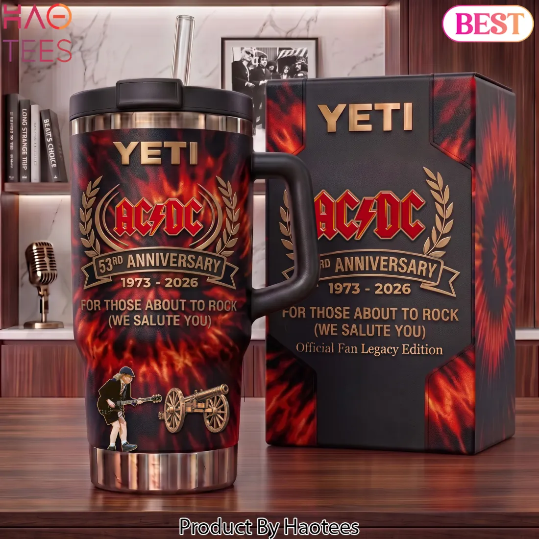 AC/DC 53rd Anniversary 1973-2026 For Those About To Rock Tumbler AC/DC 53rd Anniversary 1973-2026 For Those About To Rock Tumbler