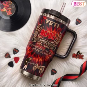 AC/DC 53rd Anniversary 1973-2026 For Those About To Rock Tumbler