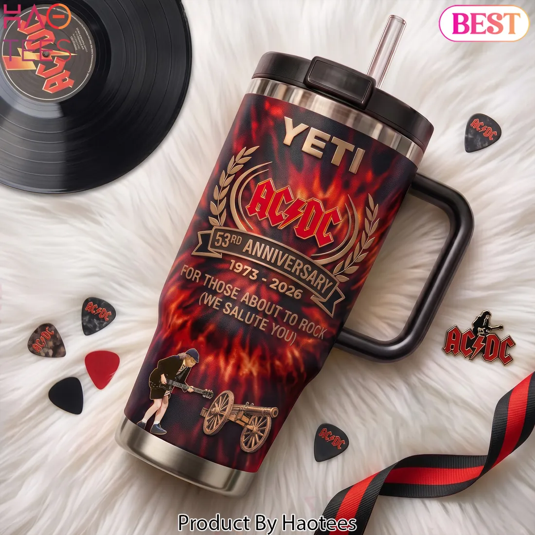 AC/DC 53rd Anniversary 1973-2026 For Those About To Rock Tumbler AC/DC 53rd Anniversary 1973-2026 For Those About To Rock Tumbler