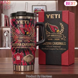Arizona Cardinals 128th Anniversary Tie Dye Stainless Steel Tumbler