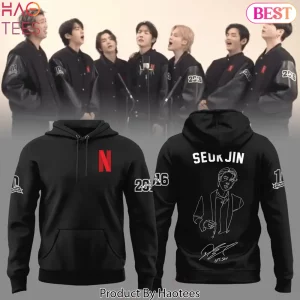 BTS Seokjin 10th Anniversary Commemorative Graphic Hoodie