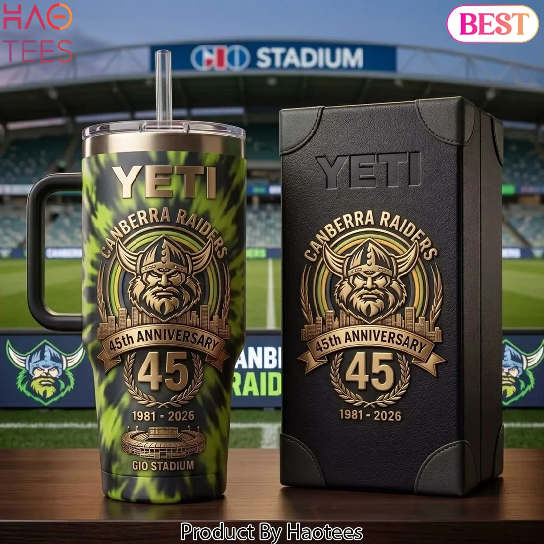 Canberra Raiders 45th Anniversary Limited Edition Yeti Tumbler Canberra Raiders 45th Anniversary Limited Edition Yeti Tumbler
