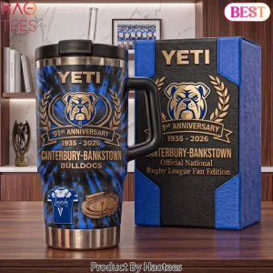 Canterbury-Bankstown Bulldogs 91st Anniversary Limited Edition Tumbler Canterbury-Bankstown Bulldogs 91st Anniversary Limited Edition Tumbler