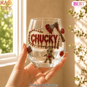 Chucky Horror Movie 3D Detailed Collectible Whiskey Glass