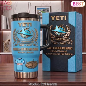 Cronulla Sutherland Sharks 60th Anniversary Limited Edition Tumbler