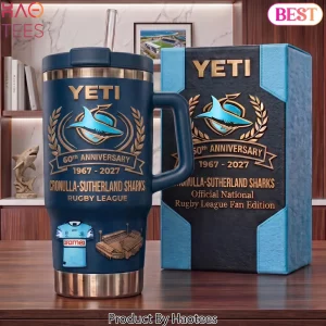 Cronulla Sutherland Sharks 60th Anniversary Limited Edition Tumbler