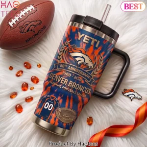 Denver Broncos 66th Anniversary Limited Edition Yeti Tumbler