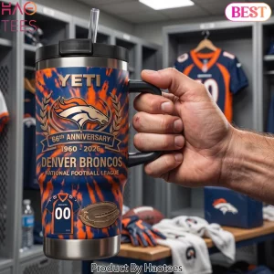 Denver Broncos 66th Anniversary Limited Edition Yeti Tumbler