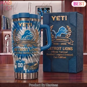 Detroit Lions 96th Anniversary 1930-2026 Limited Edition Tumbler