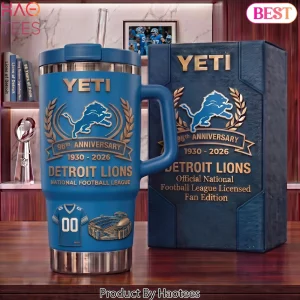 Detroit Lions 96th Anniversary 1930-2026 Limited Edition Tumbler