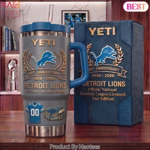 Detroit Lions 96th Anniversary 1930-2026 Limited Edition Tumbler