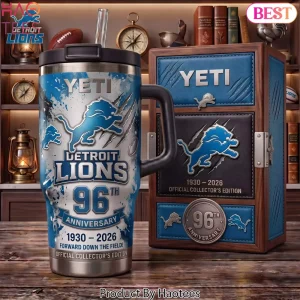 Detroit Lions 96th Anniversary Official Collector’s Edition Tumbler Detroit Lions 96th Anniversary Official Collector’s Edition Tumbler