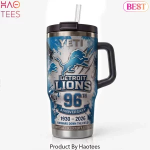 Detroit Lions 96th Anniversary Official Collector's Edition Tumbler