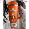 Winnie The Pooh And Mickey Mouse Halloween 40oz Stanley Tumbler Winnie The Pooh And Mickey Mouse Halloween 40oz Stanley Tumbler