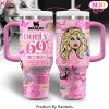 Dolly Parton Rose Gold Butterfly Rhinestone Handle Tumbler Dolly Parton Rose Gold Butterfly Rhinestone Handle Tumbler