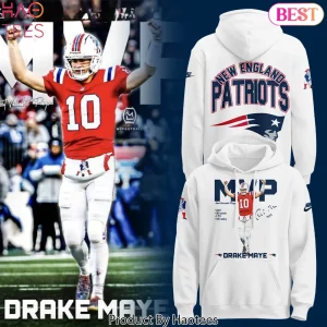 Drake Maye New England Patriots MVP Graphic Hoodie