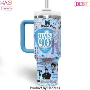 Elvis Presley 90th Birthday Celebration Commemorative Handle Tumbler