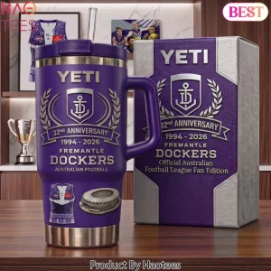 Fremantle Dockers 32nd Anniversary 1994-2026 Commemorative Tumbler