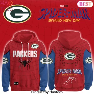 Green Bay Packers NFL x Spider-Man Brand New Day Graphic Hoodie