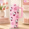 Hello Kitty Pink Insulated Travel Mug with Handle Tumbler