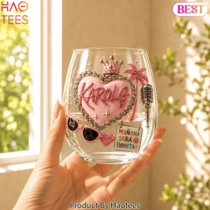 Karol G Manana Sera Bonita Premium 3D Whiskey Glass
