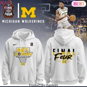 Michigan Wolverines 2026 Final Four Net Worthy Commemorative Hoodie